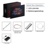 Ledverlichtingsset compatibel met Lego 40573 kerstboom (geen model), led-verlichtingsset voor kerstboom, creatief speelgoed, standaard versie