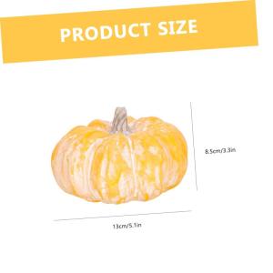 Herfstdecoratie 2 Stuks Decoratie Tafel Decoratie Bureaudecoratie Decoratieve Buitendecoratie Keramiek Gesimuleerde Decoratie Halloween Minise Thanksgiving
