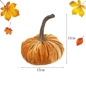 Deko Kür bis Samt Her b st Dekoration Kür bis Her bstdeko Kü rbis Tischdekoration Halloween Erntedankfest Dekoration, Handgemachte Super Weicher Gefüllter Kür bis Thanksgiving
