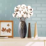 10 stuks katoenen decoratie, natuurlijk gedroogde katoen, droogbloemen, decoratie voor de perfecte bruiloft, bloemenarrangementen thuis, decoratie, doe-het-zelf decoratie, thuisfee