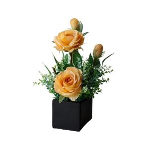 Kunstblumen Künstliche Blumen, Pflanzen im Topf, gefälschte Blumenornamente für die Heimdekoration, simulierte Blumen für Zuhause/Schlafzimmer/Büro für jeden Anlass