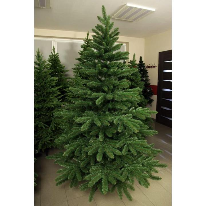 - Kunstkerstboom - Spaanse dennenboom - Spaanse dennenboom - kunstkerstboom - kerstdecoratie - kerstboom - 220 cm - 100% PVC - metalen standaard