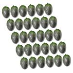 150 STK Olivenimitat Olivenornament Olive Dekorationen Künstliche Früchte Falsches Obst Obstdekor Modell Mit Gefälschten Früchten Dekoration Mit Künstlichen Früchten Plastik