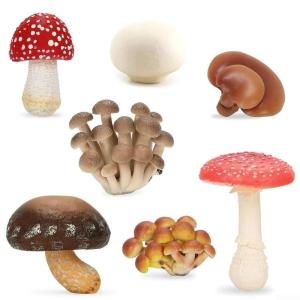 Realistische Pilz-Modelle, perfekte dekorative Note für natürliche Innenräume