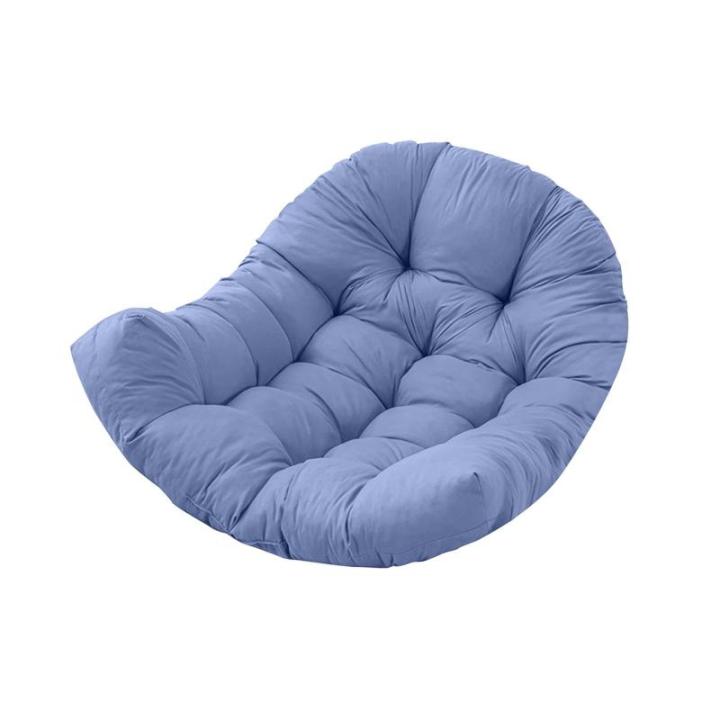 Komfortables Polster für Hängestühle, Weiches Sitzkissen für Schaukelstühle Im Freien, grau Blau