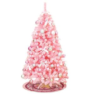Künstlicher Weihnachtsbaum in Rosa, Dekoration, Premium-Fichte, mit Scharnieren und soliden Metallbeinen, automatisch ausklappbar, für Partys, Hochzeiten, Rosa, 1,8 m, mo