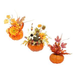 9 stuks schuimpompoenornament simulatie pompoendecoratie valkomvuller pompoen oogsten tafeldecoratie herfst Halloween pompoen kunstmatige pompoen decoratie decoratieve pompoen pvc