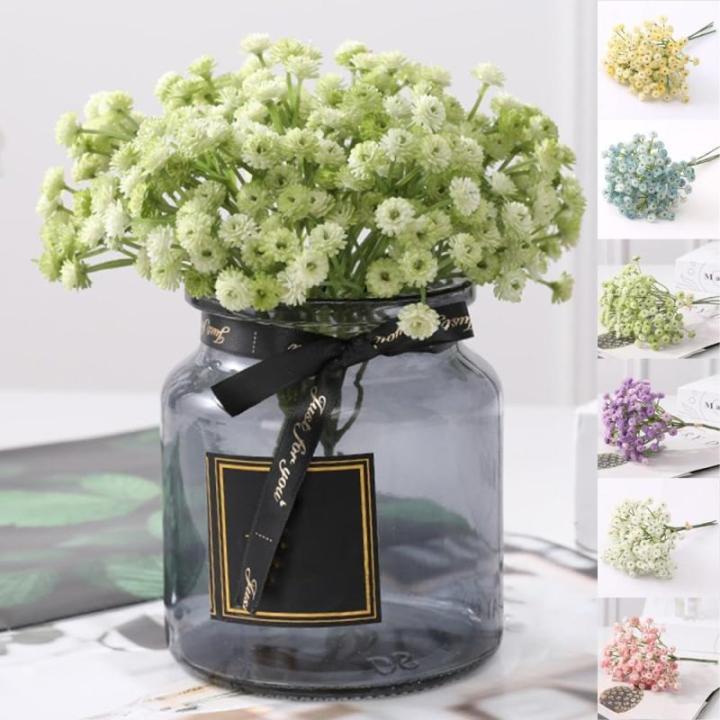 Künstliche Schleierkraut Seidenblumen, lebensechte Blüte, allergiefreundliches Geschenk (Rosa)