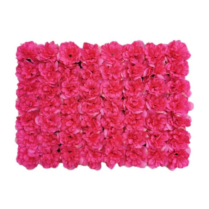 1 stuk 40 cm x 60 cm bloemenwandpaneel, , wandpaneel, bloemen, achtergrond, voor bruiloft, verjaardag, feest, woondecoratie, wanddecoratie, rozenrood E