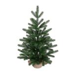 Weihnachtsbaum Künstlich Künstlicher Weihnachtsbaum, Saisonale Innendekoration Mit Dekorativem Sackleinensockel Weihnachten(70cm)