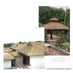 HARICSET Palmgras-Rolle Künstliche Simulations Strohdach Fliesen Aluminium Stroh Pavillon künstliches Stroh Simulations Stroh Fälschungs Stroh Kunststoff Stroh Dach(Size:3 Piece