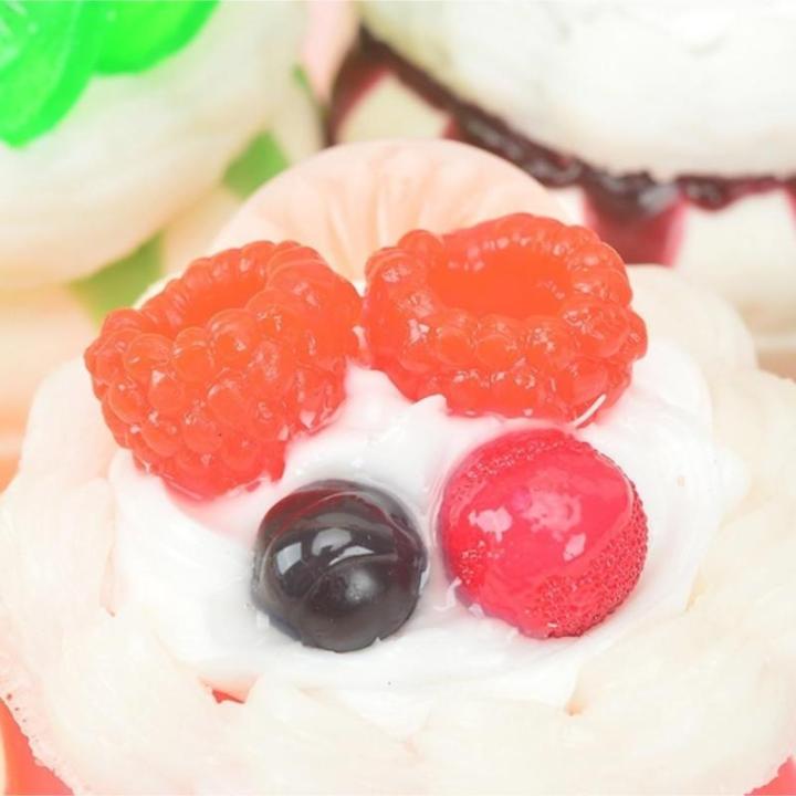 Fake Kuchen künstliche Kuchen Realistische Künstliche Simulationskuchen, Verschiedene Nachgeahmte Gefälschte Kuchenmodelle, Küchenlayout Für Zuhause Realistisches Essen(E)