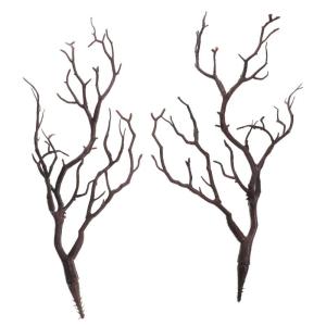 2St Halloween-Dekoration Äste Halloween-Zweige gefälschte Korallenzweige künstliche Süße Halloween Dekoration weihnachtsdeko kunstpflanze DIY stirnbandzweige Layout-Requisiten
