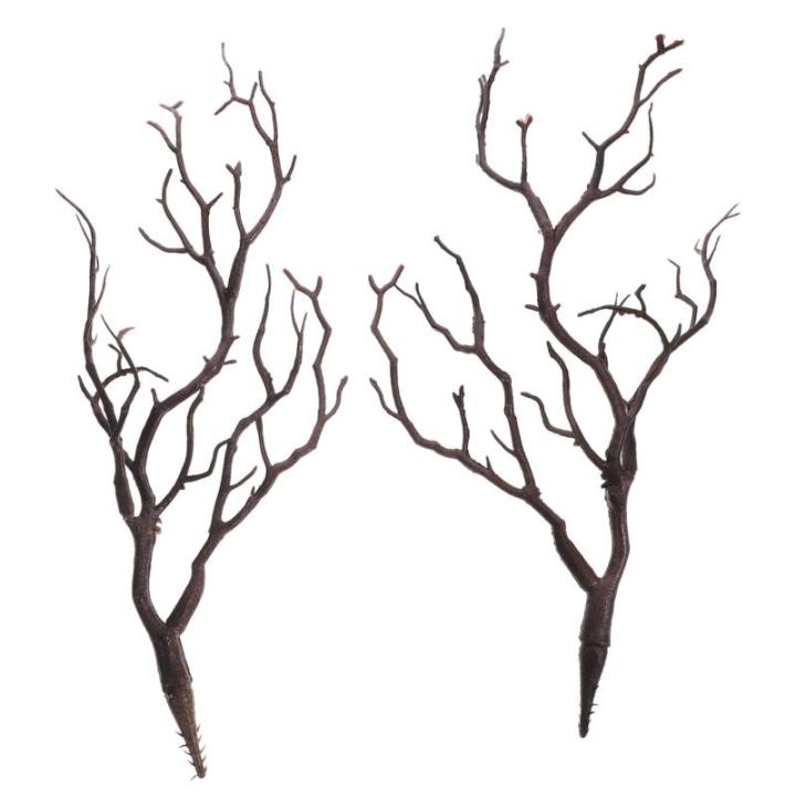 2St Halloween-Dekoration Äste Halloween-Zweige gefälschte Korallenzweige künstliche Süße Halloween Dekoration weihnachtsdeko kunstpflanze DIY stirnbandzweige Layout-Requisiten