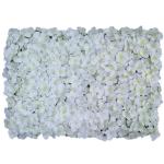 1 stuk 40 cm x 60 cm bloemenwandpaneel, , wandpaneel, bloemen, achtergrond, voor bruiloft, verjaardag, feest, woondecoratie, wanddecoratie, wit F