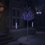 LED Weihnachtsbaum Lichterbaum Weihnachten Christbaum für Außenbereich geeignet 600 LEDs Blaues Licht Kirschblüten 300 cm