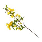 Hortensie, künstliche Blume, einzelne künstliche Hortensie, Blumenstrauß, Blumenarrangement, Dekoration für Zuhause, DIY, Hochzeit, Tafelaufsatz (Gelb)