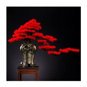 Künstlicher Bonsai-Baum Künstlicher Bonsai-Baum for den Innenbereich, groß, grün, Simulation Willkommenskiefer, Bonsai-Baum, Wohnzimmer, Büro, Desktop-Dekoration, künstliche 