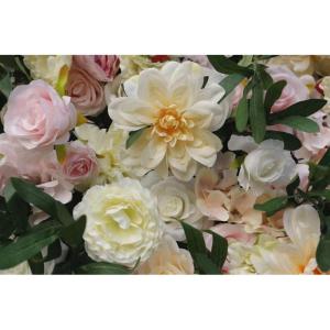 Künstliche Blumen-Wandpaneele, Blumen-Wandmatte, Seidenrosen-Blumenpaneele Für Hintergrund, Hochzeit, Wanddekoration(2M*2M)