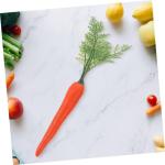6 STK Plastik gemüse osterdekoration osterdeco Karotten- gefälschtes Karottenmodell pflanzliche Requisiten gefälschte gefälschtes Gericht Dekorationen schmücken