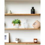 Kunstvetplanten in potten, 15,5 cm, meerkleurig, nepvetplanten met keramische pot, schattige plantendecoratie, , voor bureau, kantoor, woonkamerdecoratie