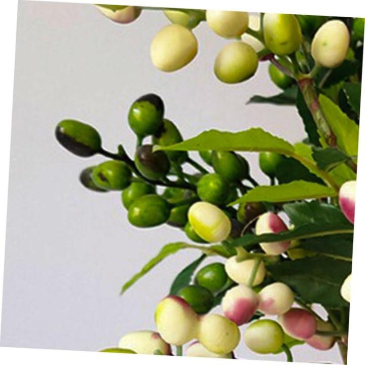 150 STK Olivenimitat Olivenornament Olive Dekorationen Künstliche Früchte Falsches Obst Obstdekor Modell Mit Gefälschten Früchten Dekoration Mit Künstlichen Früchten Plastik