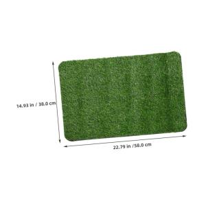 2st Kunstrasenteppich Rasengras Für Hunde Eingangsteppiche Rasenmatte Teppich Aus Kunstrasen Künstliche Grasauflage Gras-PIPI-pad Green Polypropylenfaser (Polypropylen)