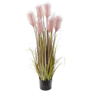 Kunstgras kunstgras, decoratief gras, hoog, 100 cm, grote , gras, hoog in pot, , solitair gras, siergras, tafeldecoratie, roze
