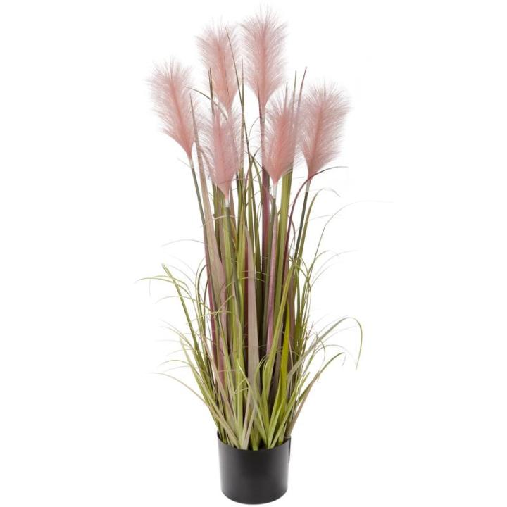 Kunstgras kunstgras, decoratief gras, hoog, 100 cm, grote , gras, hoog in pot, , solitair gras, siergras, tafeldecoratie, roze