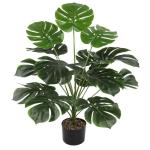 Kunstpflanze 40" Künstliche Monstera Pflanzen im Topf Innenbereich mit 18 Trunks Kunstbaum wie echt plastikpflanzen Dekor für Büro Home Badezimmer Bauernhaus