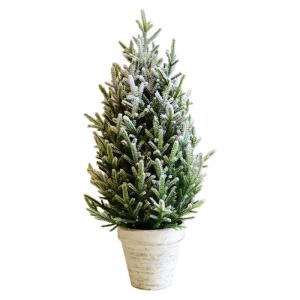 Weihnachts-Essentials, künstlicher Weihnachtsbaum, weißer künstlicher Baum, hängende Ornamente, kleine kleine zedernkiefern, neujahrsdekorationen, Lametta-Girlande, anwendbar f