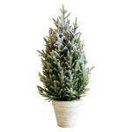 Weihnachts-Essentials, künstlicher Weihnachtsbaum, weißer künstlicher Baum, hängende Ornamente, kleine kleine zedernkiefern, neujahrsdekorationen, Lametta-Girlande, anwendbar f