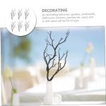 18 STK Halloween-dekorationssimulationsanlage Baumzweige Zur Dekoration Baumzweige Selber Machen Glitzernd Gefälschte Trockene Astdekore Partydekoration Ostern Fallen Black Plasti