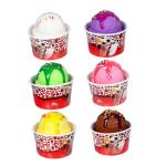 24 Stück Eiscreme Modell Simulations Eiskugeln Gefälschte Eiscreme Geschenke Kunststoff Eiscremekugeln Eiscreme Requisite Künstliche Eiscreme Kugeln Modell Eiscreme Kugeln