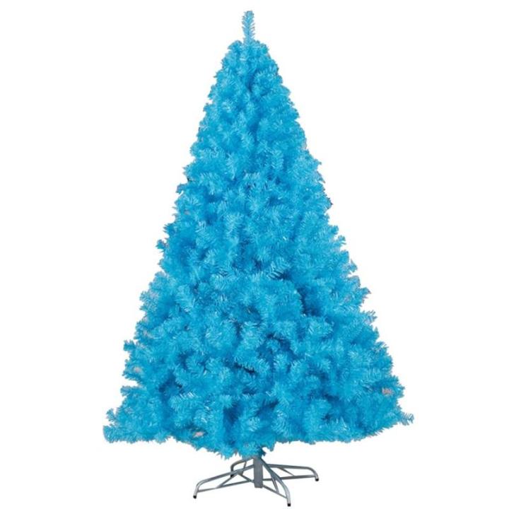 Blaue Weihnachtsbäume, Künstlicher Weihnachtsbaum, Inklusive Ständer, Weihnachtsdekoration(210cm)