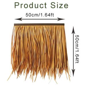 Palm Thatch Läufer Roll künstliche Thatch Fliese Kunststoff Thatch künstliche für Park Seaside Scenic Spot Dekoration Stroh Dach Traufe Fake Thatch Bauernhaus Dachdekoration St