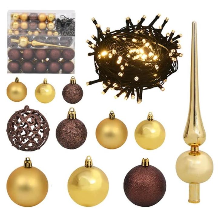 Künstlicher Weihnachtsbaum Klappbar Christbaum Kunstbaum Weihnachten Künstlicher Weihnachtsbaum Dekobaum Tannenbaum für Weihnachten Dekoration 300 LEDs & Kugeln 240 cm Grün und