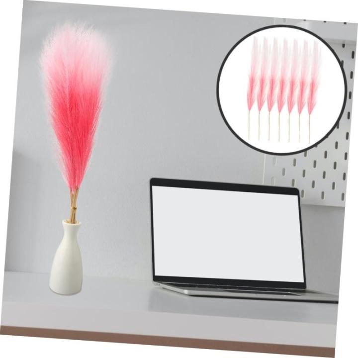 10st -Dekoration Schilf DIY Schmücken Schilfgras Ornamente Schilf Für Vase Schilfpflanze Pampas-Pflanze Künstliche Pampas Schilf DIY Dekore Pampas-Bouquet Stoff