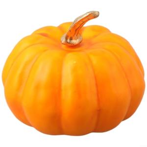 Künstlicher Jute-Kürbis für Thanksgiving-Dekoration, verschönern Sie mühelos die Herbstästhetik Ihres Hauses (orange)