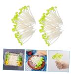 3 Sätze Sojasprossen Foto Requisite Gefälschtes Gemüsemodell Künstliche Bohnensprossen Lebensechte Künstliche Sojasprossen Dekoratives Gemüse Plastik Light Green 50 Stück * 
