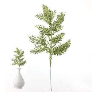 10 stücke Weihnachten Künstliche Kiefer Nadeln, 10, 6 Zoll Glitzer Kiefer Stems Kiefer Blätter Branchen Faux Zeder, Frosted Künstliche Kiefer Needles Branchen, für Weihnachten