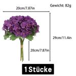 Fake Flowers Künstliche Orchideenblumen 12 Stück Orchideenblüten Gefälschte Orchideen für Tischdekoration Wohnkultur Büro Hochzeitsfeier Dekoration Lila 1706
