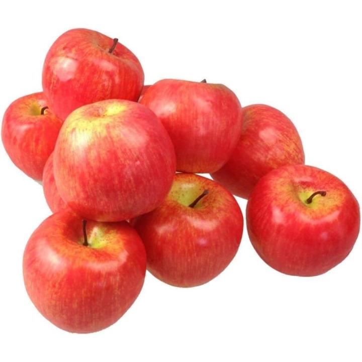 Kunstdecoratie, appel, 10 stuks, rood, 20-40 g/uur, levensecht plastic fruit, plastic vruchten, kunstfruit, decoratie, etalage, huishouden, keuken, feest, hotel, kinderkeuken, spee