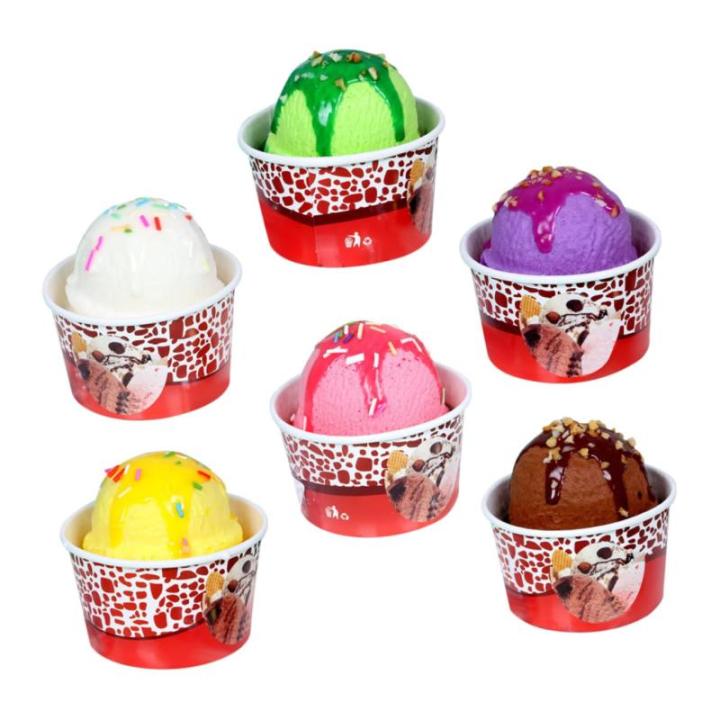 30 Stück Eiscreme Modell Gefälschte Eiscreme Kugeln Modell Eiscreme Kugeln Requisite Eiscreme Kugeln Schaufenster Requisite Gefälschte Desserts Lebensechte Eiscreme