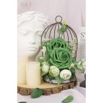 Rozendecoratie, 25 stuks kunstbloemen, rozen met stelen, kunstbloemen voor doe-het-zelf bruiloft, Valentijnsdag, bruidsfeest, middenstuk, feesttafels, boeketten, bruid, woondecorat