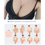 Borstprothesen Silicone Filled B Cup Realistische snit Realistische Kunstborsten Gevuld met siliconen voor Crossdressers en Mastectomie Borst Enhancer 1 Aziatisch Geel