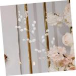 8 Stück Kristallperlen Blumen Hochzeit Pflanzen Perlen Blumenzweig Blumen Bastelperlen Acryl Blumenzweig Künstliche Blumenzweige Heimdekoration Hochzeit Blumen