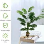 Kunstpflanze 40" Künstliche Palme Pflanzen im Topf Innenbereich mit 18 Trunks Kunstbaum wie echt plastikpflanzen Dekor für Büro Home Badezimmer Bauernhaus