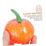 4 Sätze Künstlicher Kürbis Kranz Kürbisse Selber Machen Halloween-Requisiten Künstliche Kürbisdekoration Heimdekorationen Halloween-wohndekoration Yellow Plastik 10 Stück * 