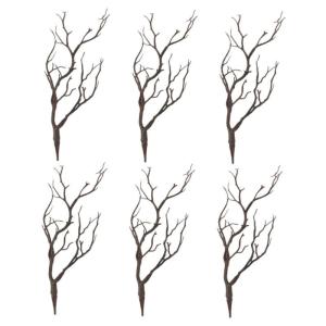18 STK Halloween-Dekorationssimulationsanlage Halloween Dekoration Halloween Decor DIY Bastelzweige Simulation von Baumreben Vase füllende Zweige dekorative Pflanzenstiele Plastik